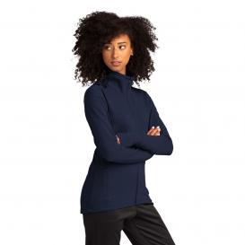 Sport-Tek LST560 Ladies Sport-Wick Flex Fleece Full-Zip - True Navy
