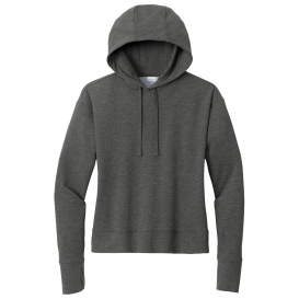 Sport-Tek LST562 Ladies Sport-Wick Flex Fleece Pullover Hoodie - Dark Grey Heather