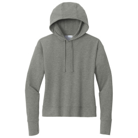 Sport-Tek LST562 Ladies Sport-Wick Flex Fleece Pullover Hoodie - Light Grey Heather