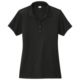 Sport-Tek LST725 Ladies PosiCharge Re-Compete Polo - Black