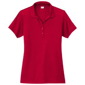 Sport-Tek LST725 Ladies PosiCharge Re-Compete Polo - Deep Red
