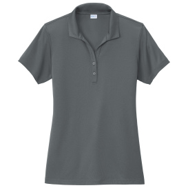 Sport-Tek LST725 Ladies PosiCharge Re-Compete Polo - Iron Grey