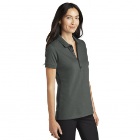 Mercer+Mettle MM1001 Women\'s Stretch Heavyweight Pique Polo - Anchor Grey