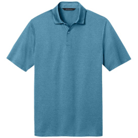Mercer+Mettle MM1020 Recharge Jersey Polo - Harbor Blue Heather
