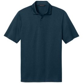 Mercer+Mettle MM1020 Recharge Jersey Polo - Insignia Blue Heather