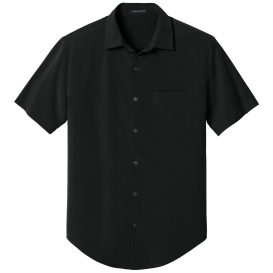 Mercer+Mettle MM2006 Short Sleeve UV Capital Tech Shirt - Deep Black