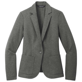 Mercer+Mettle MM3031 Women's Relaxed Knit Blazer - Storm Grey Heather