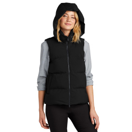 Mercer+Mettle MM7217 Women's Puffy Vest - Deep Black