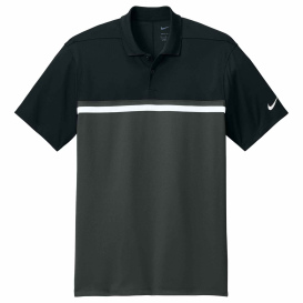 Nike NKFQ3968 Dri-FIT Victory Colorblock Polo - Black/Anthracite/White