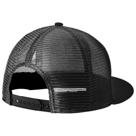 New Era NE4030 Standard Fit Snapback Trucker Cap - Black/Black