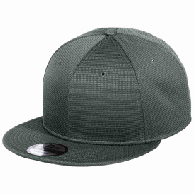 New Era NE409 Pivot Flat Bill Snapback Cap - Charcoal