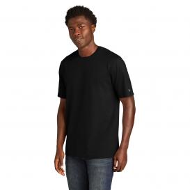 New Era NEA135 Tri-Blend Tee - Black Solid