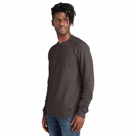 New Era NEA140 Thermal Long Sleeve - Black Heather