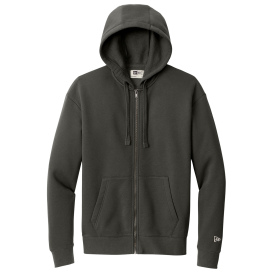 New Era NEA526 Heritage Fleece Full-Zip Hoodie - Graphite
