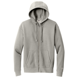 New Era NEA526 Heritage Fleece Full-Zip Hoodie - Rainstorm Grey