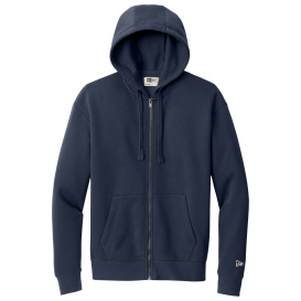 New Era NEA526 Heritage Fleece Full-Zip Hoodie - True Navy