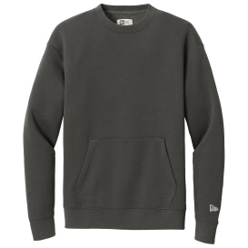 New Era NEA527 Heritage Fleece Pocket Crew - Graphite