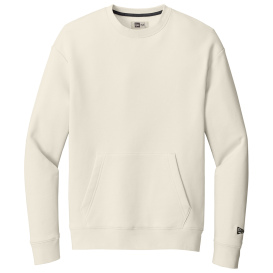 New Era NEA527 Heritage Fleece Pocket Crew - Soft Beige