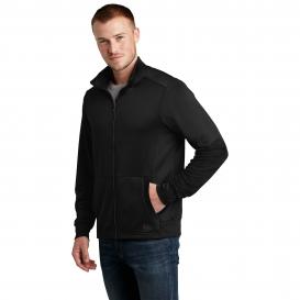 New Era NEA530 Performance Terry Full-Zip Jacket - Black