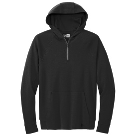 New Era NEA541 STS 1/4-Hoodie - Black