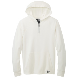 New Era NEA541 STS 1/4-Hoodie - Fan White