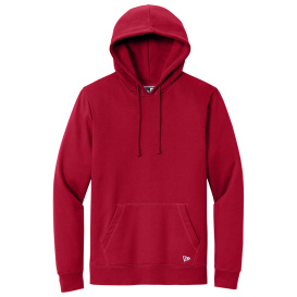 New Era NEA550 Comeback Fleece Pullover Hoodie - Crimson