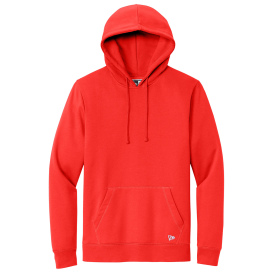 New Era NEA550 Comeback Fleece Pullover Hoodie - Deep Orange