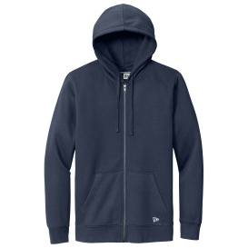 New Era NEA551 Comeback Fleece Full-Zip Hoodie - True Navy