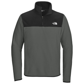 The North Face NF0A7V4L Glacier 1/4-Zip Fleece - Asphalt Grey/TNF Black