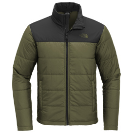 The North Face NF0A7V6J Chest Logo Everyday Insulated Jacket - Burnt Olive Green