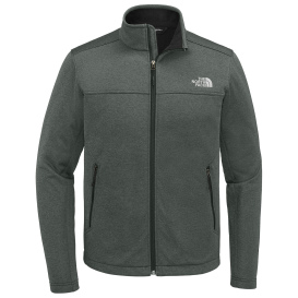 The North Face NF0A88D5 Chest Logo Ridgewall Soft Shell Jacket - TNF Dark Grey Heather