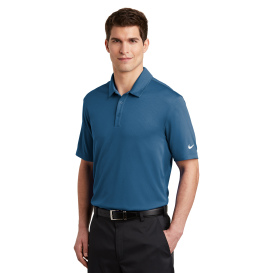 Nike NKAH6266 Dri-FIT Hex Textured Polo - Court Blue | Full Source