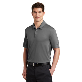 Nike NKAH6266 Dri-FIT Hex Textured Polo - Dark Grey