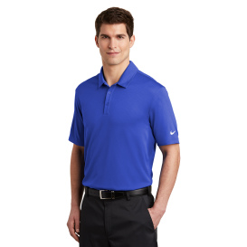 Nike NKAH6266 Dri-FIT Hex Textured Polo - Game Royal