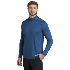 Nike NKBV6044 Dry 1/2-Zip Cover-Up - Gym Blue
