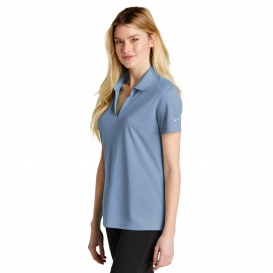 Nike NKDC1991 Ladies Dri-FIT Micro Pique 2.0 Polo - Blue Tint