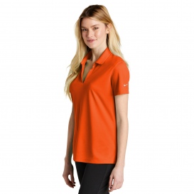 Nike NKDC1991 Ladies Dri-FIT Micro Pique 2.0 Polo - Brilliant Orange