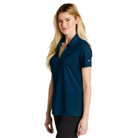 Nike NKDC1991 Ladies Dri-FIT Micro Pique 2.0 Polo - Navy