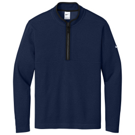 Nike NKDX6702 Textured 1/2-Zip Cover-Up - College Navy