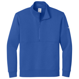 Nike NKDX6718 Club Fleece Sleeve Swoosh 1/2-Zip - Game Royal