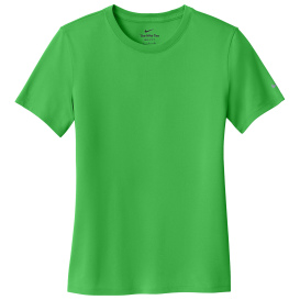 Nike NKDX8734 Ladies Swoosh Sleeve rLegend Tee - Apple Green