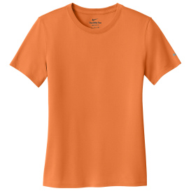 Nike NKDX8734 Ladies Swoosh Sleeve rLegend Tee - Desert Orange