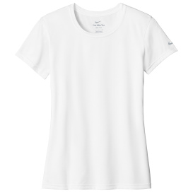 Nike NKDX8734 Ladies Swoosh Sleeve rLegend Tee - White