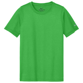 Nike NKDX8787 Youth Swoosh Sleeve rLegend Tee - Apple Green