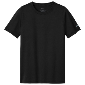 Nike NKDX8787 Youth Swoosh Sleeve rLegend Tee - Black