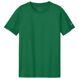 Nike NKDX8787 Youth Swoosh Sleeve rLegend Tee - Gorge Green
