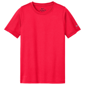Nike NKDX8787 Youth Swoosh Sleeve rLegend Tee - University Red
