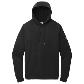 Nike NKFD9735 Therma-FIT Pocket Pullover Fleece Hoodie - Black