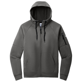 Nike NKFD9859 Therma-FIT Pocket Full-Zip Fleece Hoodie - Anthracite