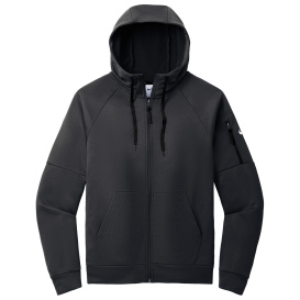 Nike NKFD9859 Therma-FIT Pocket Full-Zip Fleece Hoodie - Black